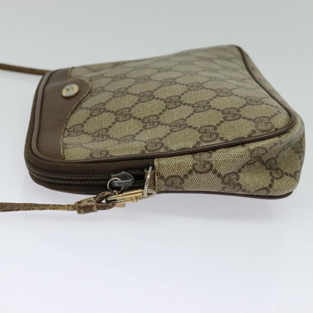 GUCCI GG Supreme Shoulder Bag Pvc Beige 97 02 068 - Picture 4 of 12
